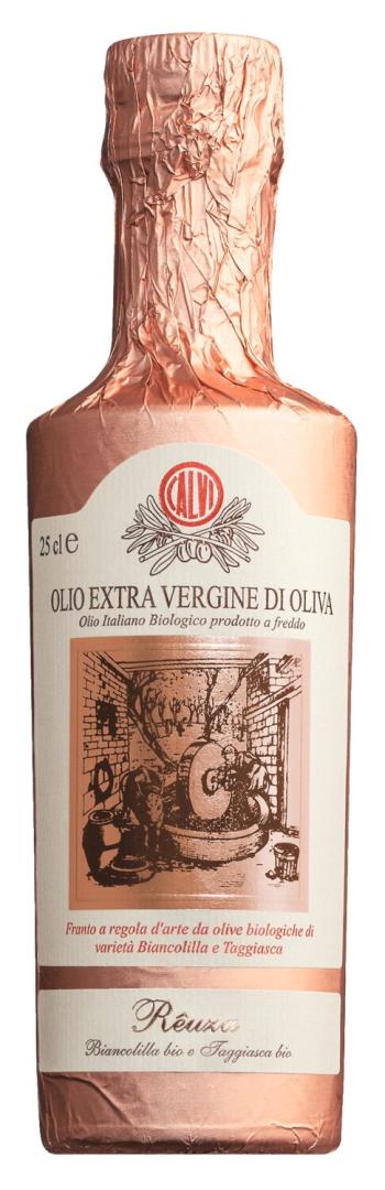 Natives Olivenöl extra „Rêuza“ Bio – 250 ml Flasche mit ligurischem Blend aus Biancolilla und Taggiasca-Oliven