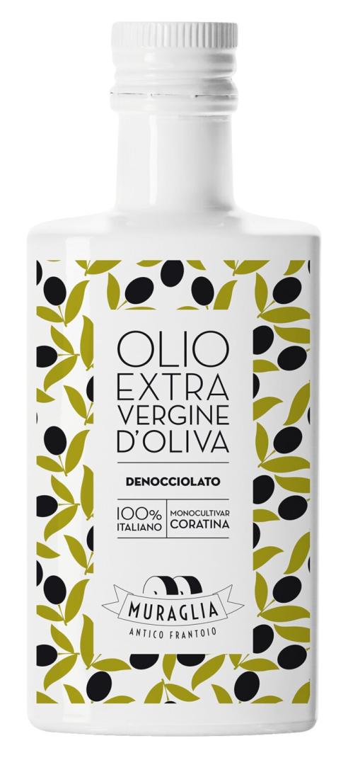 Natives Olivenöl extra Essenza Coratina 250 ml – Flasche mit mild-fruchtigem Olivenöl aus entkernten Coratina-Oliven