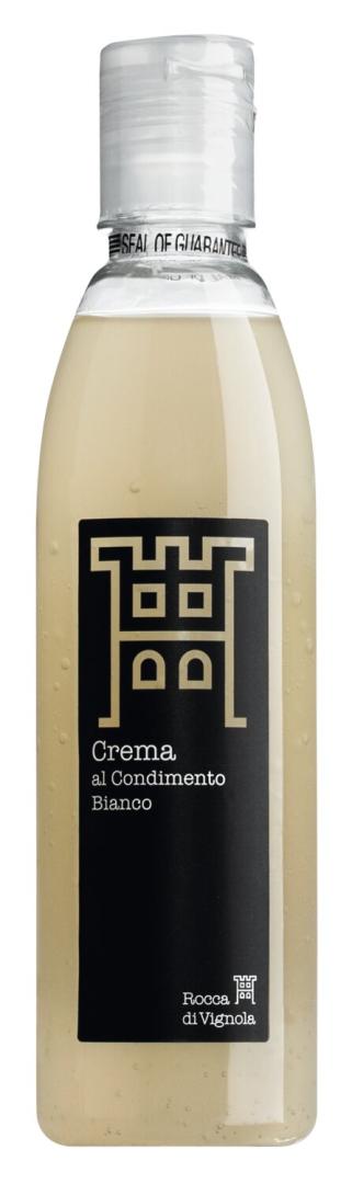 Crema al Condimento Balsamico Bianco in der 250 ml Flasche – fruchtige, helle Balsamico-Creme aus Italien
