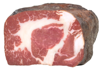 Coppa – kaltgeräucherter, hauchdünn geschnittener Schweinenacken vom Strohschwein, ca. 350 g