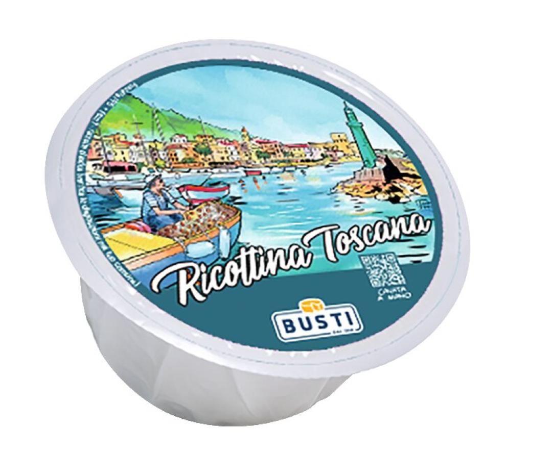 Ricotta aus Kuh- und Schafmilch – cremiger Frischkäse für süße und herzhafte Rezepte, 250 g-Packung