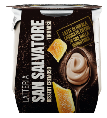 Tiramisu-Dessert aus Büffelmilch im Becher – italienische Spezialität bei Il Gusto di Mario