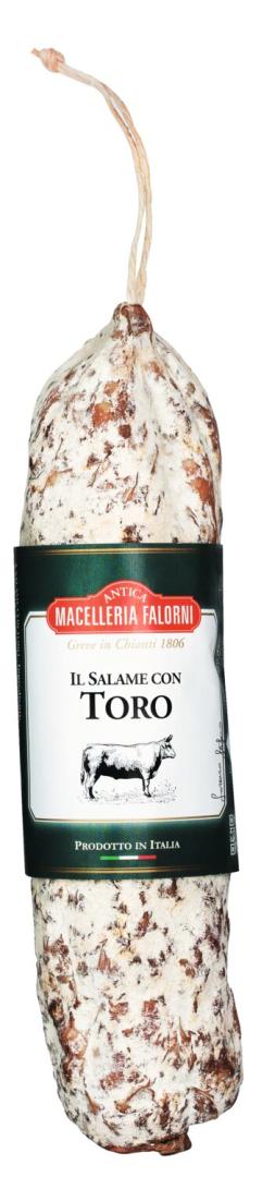 Salame con Toro – Toskanische Salami mit Schweine- und Jungstierfleisch, ca. 350 g