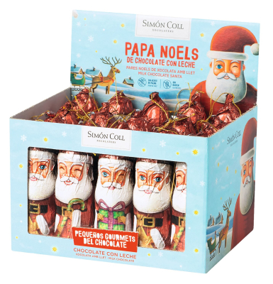 Weihnachtsmänner aus Vollmilchschokolade  25 g