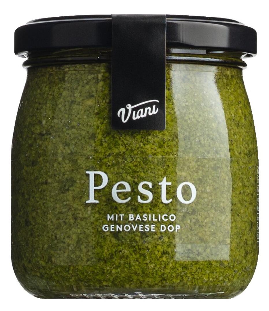 Pesto Genovese mit Knoblauch im Glas – traditionelles ligurisches Pesto von Il Gusto di Mario