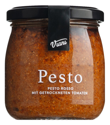 Pesto Rosso ohne Knoblauch – fruchtiges Tomatenpesto mit Grana Padano und Olivenöl