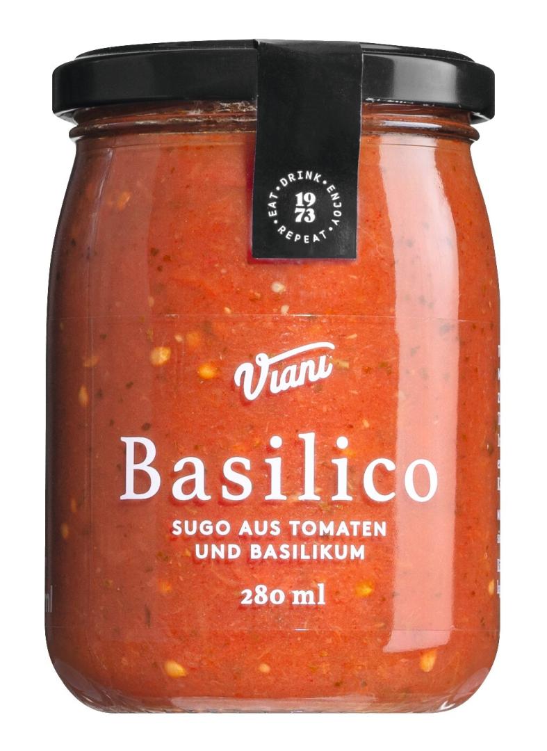 Glas Sugo al Basilico – italienische Tomatensauce mit Basilikum von Il Gusto di Mario