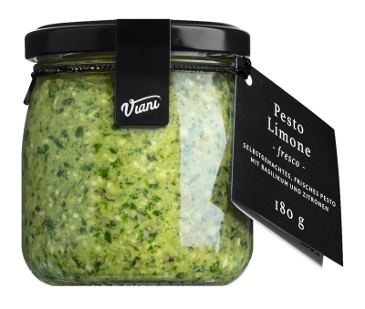 Frisches Basilikum-Zitronen Pesto – aromatisch-cremig mit Pinienkernen und Zitronennote