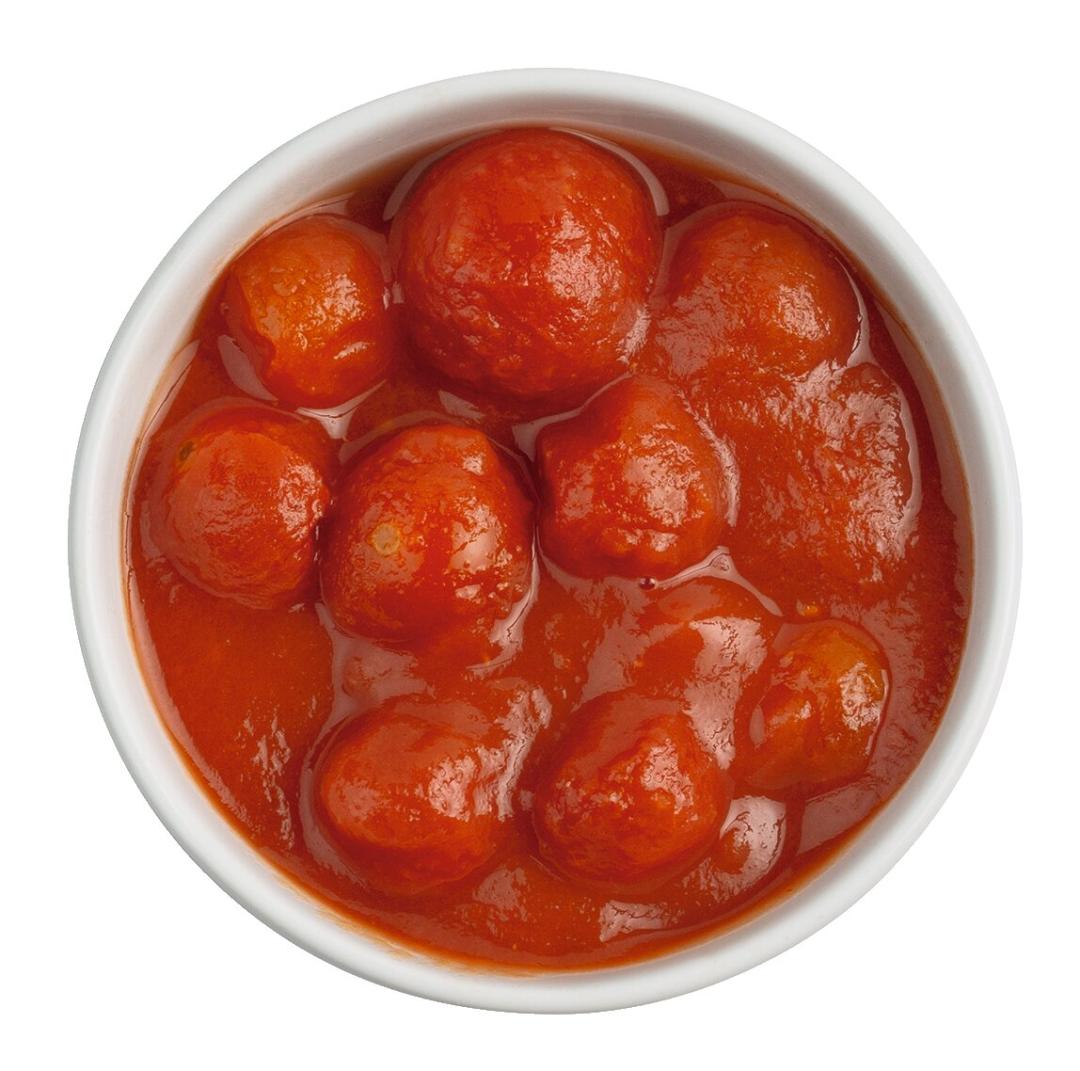 Italienische Kirschtomaten in Tomatensaft – naturbelassen und traditionell verarbeitet