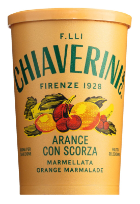 Orangenmarmelade mit Schale im Becher – 400 g, fruchtig mit Orangensaft und Schalenstückchen