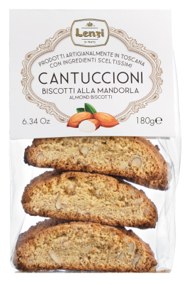 Große Cantuccini mit Mandeln – traditionelles toskanisches Mandelgebäck im 6er-Pack, ideal zum Stippen in Vin Santo oder Kaffee.