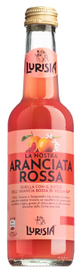 AAranciata Rossa Blutorangenlimonade 4 x 275 ml – italienische Limonade mit IGP-Blutorangen