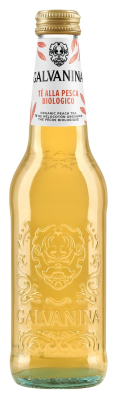 Bio Pfirsicheistee mit Darjeeling und Pfirsichsaft in 0,355 l Flasche