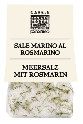 Sale Marino al Rosmarino – Meersalz mit Rosmarin 200 g Glas