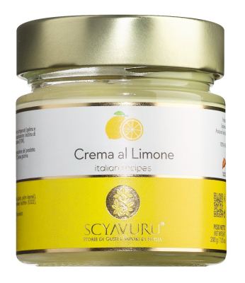 Zitronencreme aus Sizilien im 200 g Glas – cremig, fruchtig und vielseitig für Desserts, Kuchen und Fischgerichte