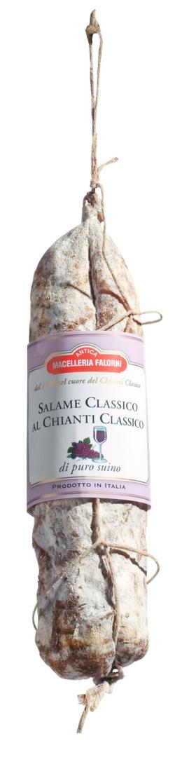 Salame al Chianti Classico – Toskanische Salami mit Rotwein, ca. 350 g