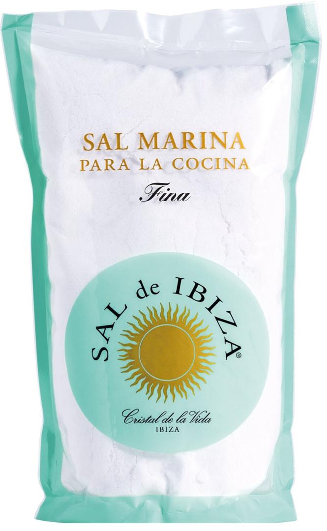 Sal Marina Fina 1.000 g – feines, naturbelassenes Meersalz aus Ibiza in umweltfreundlicher Verpackung