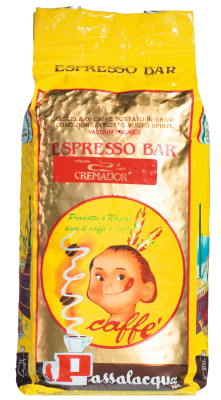 Cremador Caffè von Passalacqua – kräftiger Espressoblend mit 70 % Arabica und 30 % Robusta, typisch neapolitanisch mit feiner Crema
