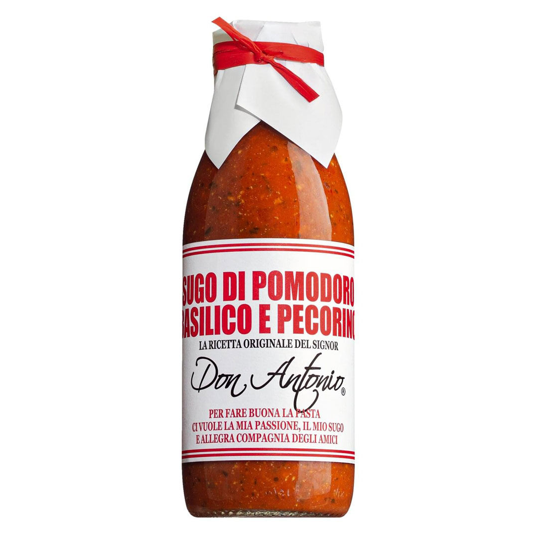 Tomatensauce mit Basilikum & Schafkäse 480 ml | Würziger Sugo von Don ... Tomatensauce mit Basilikum & Schafkäse 480 ml | Würziger Sugo von Don ...