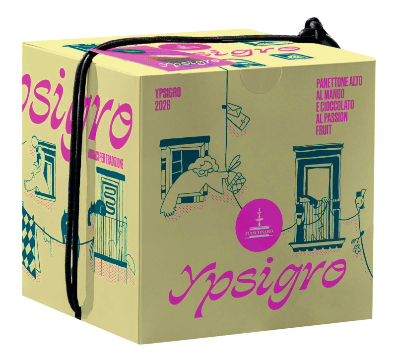 Fiasconaro Panettone Ypsigro mit Mango 750g in der edlen Design-Geschenkbox von Il Gusto di Mario