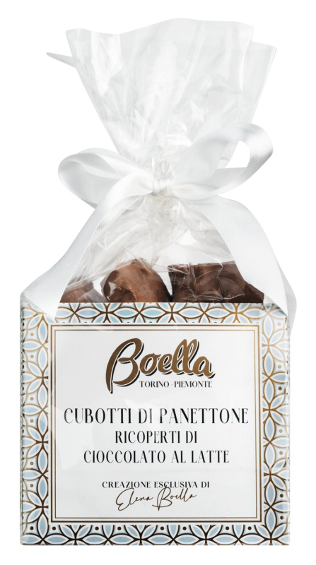Boella & Sorrisi Panettonewürfel Cubotti di Panettone 300g in Vollmilchschokolade von Il Gusto di Mario