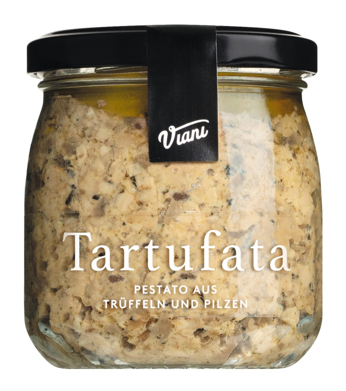 Pestato aus Sommertrüffeln und Pilzen – aromatische Trüffelcreme mit Champignons und Steinpilzen in Olivenöl