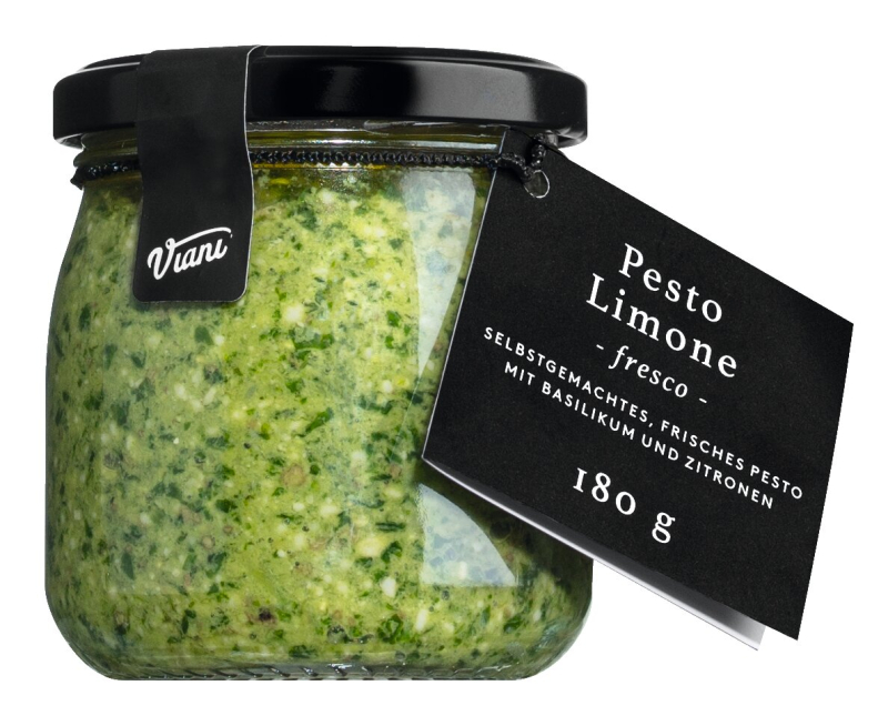 Frisches Basilikum-Zitronen Pesto – aromatisch-cremig mit Pinienkernen und Zitronennote
