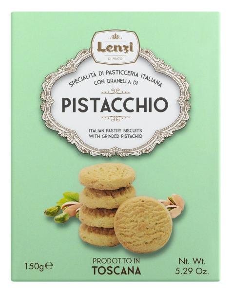 Mürbeteigkekse „Pistacchio“ – feines Gebäck mit Pistazien, 150 g