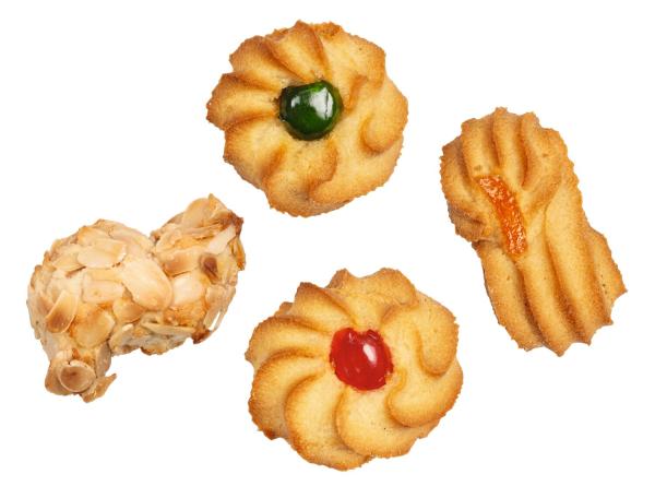 Sizilianisches Mandel- und Pistaziengebäck – glutenfreie Biscotti mit Mandeln, Pistazien, Kirschen und Orangenschale, Beutel 200 g