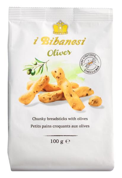 Kurze Grissini mit Oliven und Sesam – italienischer Knabbersnack
