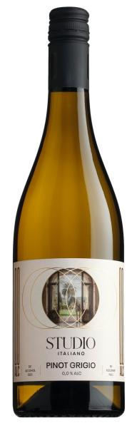 Studio Italiano Pinot Grigio alkoholfrei 0,75 l – frischer Weißwein ohne Alkohol, vegan, glutenfrei und histamingeprüft