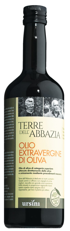 Flasche Extravergine Olivenöl aus San Giovanni in Venere – natives Olivenöl extra mit grün-fruchtigem Aromatra aus den Abruzzen. Perfekt für Salate, gegrilltes Gemüse und Pasta. Angeboten von Il Gusto di Mario.