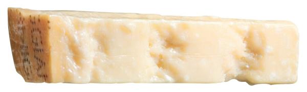 Parmigiano Reggiano DOP Riserva, 60 Monate gereift – ca. 350 g Stück mit goldgelber Bruchkante