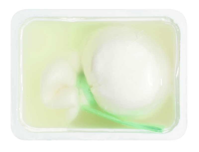 Burrata di Andria – cremige Burrata mit samtiger Mozzarellahülle und Sahnefüllung, 250 g Packung
